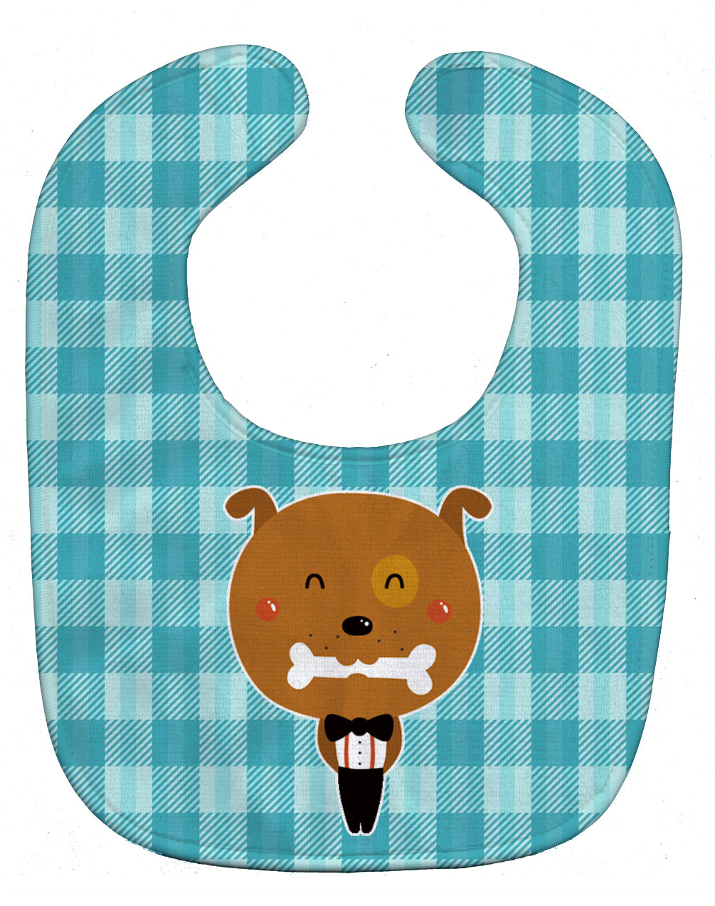 Dog in Tuxedo Baby Bib Easy-Clean Baby Bib Baby Feeding Accessory Baby Mealtime Essential, 10 x 13, Multicolor