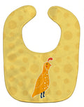 Partridge in Polkadots Baby Bib Easy-Clean Baby Bib Baby Feeding Accessory Baby Mealtime Essential, 10 x 13, Multicolor