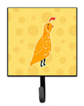 Partridge in Polkadots Leash or Key Holder Wall Hooks, Key Hooks Holder, Coat Rack Wall Mount, Coat Hooks, Hooks for Hanging Keys, Towels, Aprons, Leashes