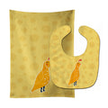 Partridge in Polkadots Baby Bib & Burp Cloth Easy-Clean Baby Bib Baby Feeding Accessory Baby Mealtime Essential