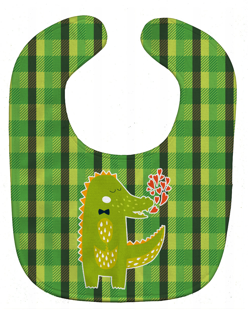 Alligator Love Baby Bib Easy-Clean Baby Bib Baby Feeding Accessory Baby Mealtime Essential, 10 x 13, Multicolor