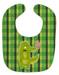 Alligator Love Baby Bib Easy-Clean Baby Bib Baby Feeding Accessory Baby Mealtime Essential, 10 x 13, Multicolor