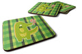 Alligator Love Foam Coasters Set of 4 Cup Coasters for Indoor Outdoor, Tabletop Protection, Anti Slip, Mouse pad Material