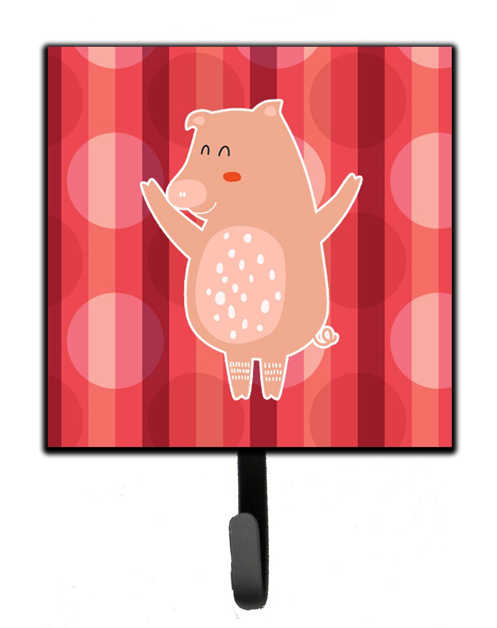 Dancing Pig Leash or Key Holder Wall Hooks, Key Hooks Holder, Coat Rack Wall Mount, Coat Hooks, Hooks for Hanging Keys, Towels, Aprons, Leashes