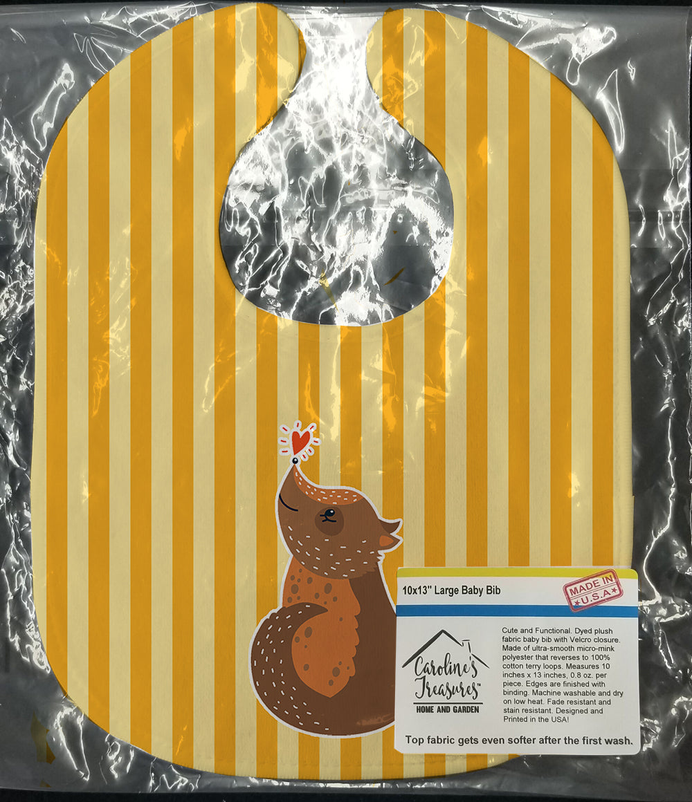 Opossum Love Baby Bib Easy-Clean Baby Bib Baby Feeding Accessory Baby Mealtime Essential, 10 x 13, Multicolor