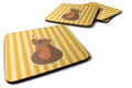 Opossum Love Foam Coasters Set of 4 Cup Coasters for Indoor Outdoor, Tabletop Protection, Anti Slip, Mouse pad Material