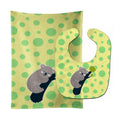 Koala Naptime Baby Bib & Burp Cloth Easy-Clean Baby Bib Baby Feeding Accessory Baby Mealtime Essential