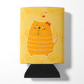 Fat Cat Love Can or Bottle Hugger Cooler Sleeve for Standard 12 oz Cans, Insulated Foam Beer & Soda Can Hugger Reusable