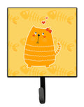 Fat Cat Love Leash or Key Holder Wall Hooks, Key Hooks Holder, Coat Rack Wall Mount, Coat Hooks, Hooks for Hanging Keys, Towels, Aprons, Leashes