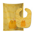 Fat Cat Love Baby Bib & Burp Cloth Easy-Clean Baby Bib Baby Feeding Accessory Baby Mealtime Essential