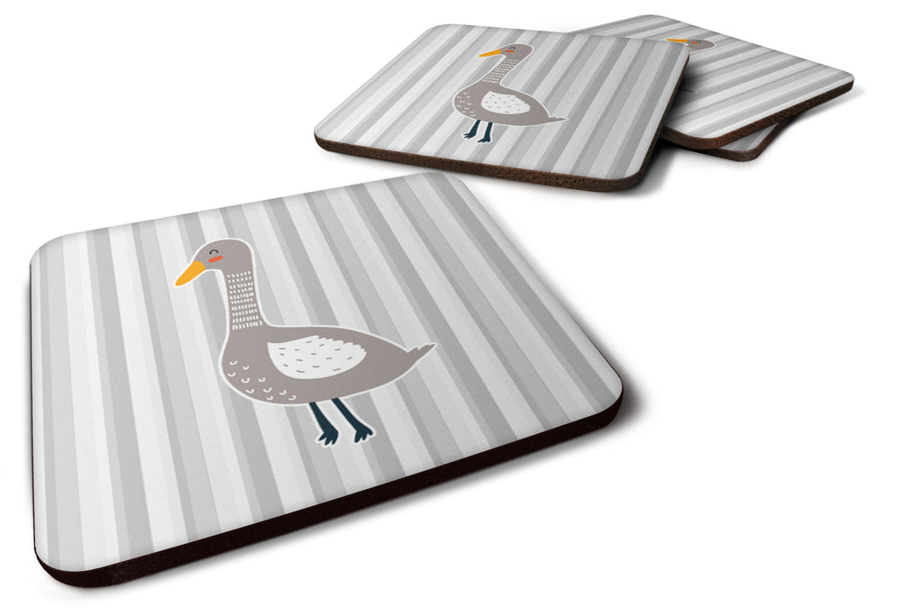 Grey Goose Foam Coasters Set of 4 Cup Coasters for Indoor Outdoor, Tabletop Protection, Anti Slip, Mouse pad Material
