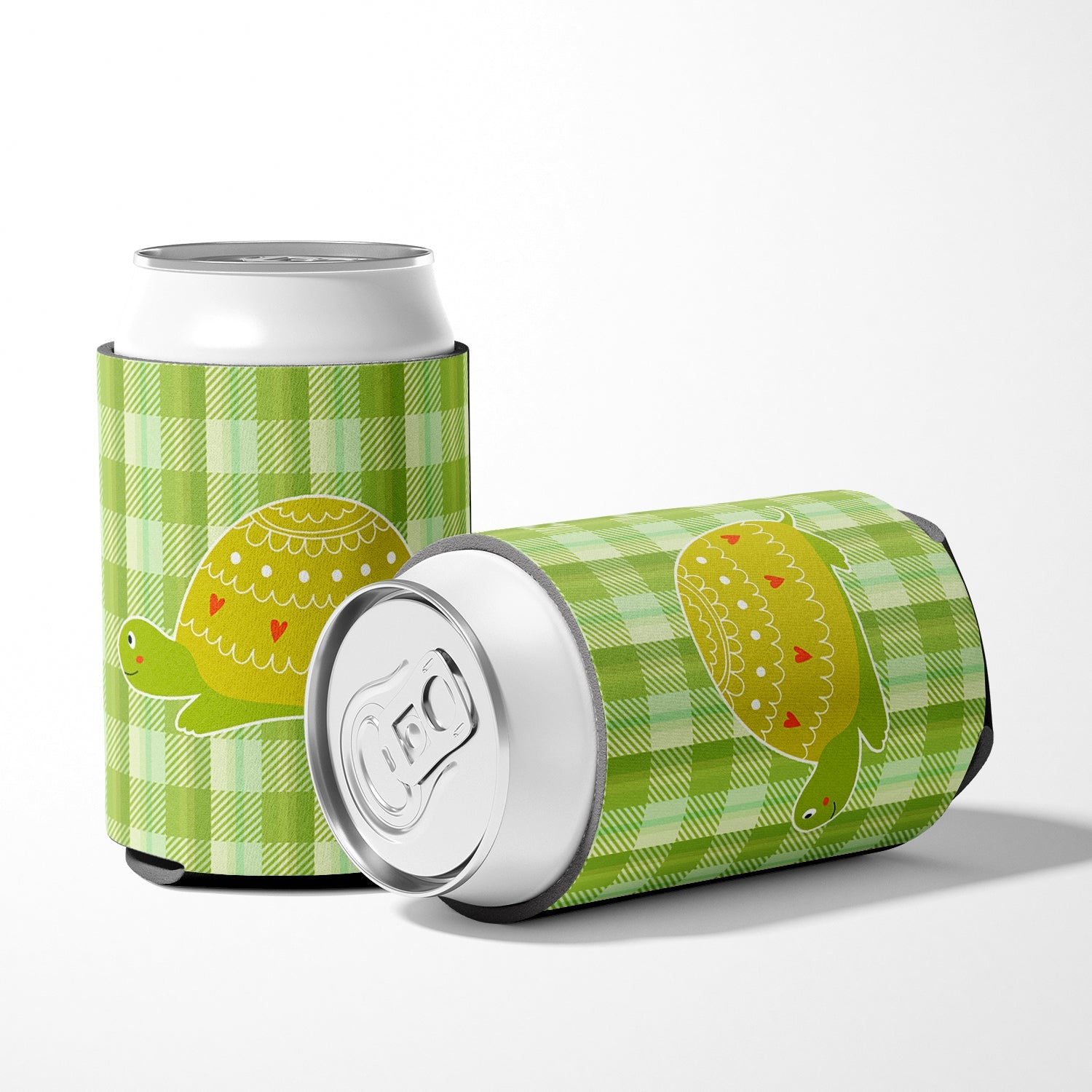 Turtle on the Move Can or Bottle Hugger Cooler Sleeve for Standard 12 oz Cans, Insulated Foam Beer & Soda Can Hugger Reusable