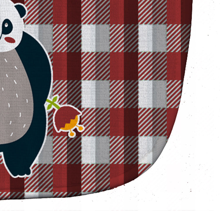 Panda Love Baby Bib Easy-Clean Baby Bib Baby Feeding Accessory Baby Mealtime Essential, 10 x 13, Multicolor