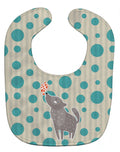 Wolf Love Baby Bib Easy-Clean Baby Bib Baby Feeding Accessory Baby Mealtime Essential, 10 x 13, Multicolor