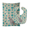 Wolf Love Baby Bib & Burp Cloth Easy-Clean Baby Bib Baby Feeding Accessory Baby Mealtime Essential