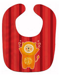 Lion Love Baby Bib Easy-Clean Baby Bib Baby Feeding Accessory Baby Mealtime Essential, 10 x 13, Multicolor