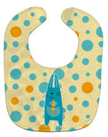 Polkadot Rabbit Baby Bib Easy-Clean Baby Bib Baby Feeding Accessory Baby Mealtime Essential, 10 x 13, Multicolor