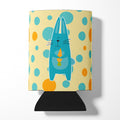 Polkadot Rabbit Can or Bottle Hugger Cooler Sleeve for Standard 12 oz Cans, Insulated Foam Beer & Soda Can Hugger Reusable