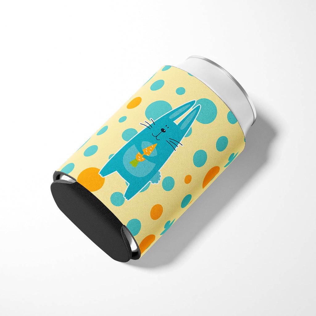 Polkadot Rabbit Can or Bottle Hugger Cooler Sleeve for Standard 12 oz Cans, Insulated Foam Beer & Soda Can Hugger Reusable