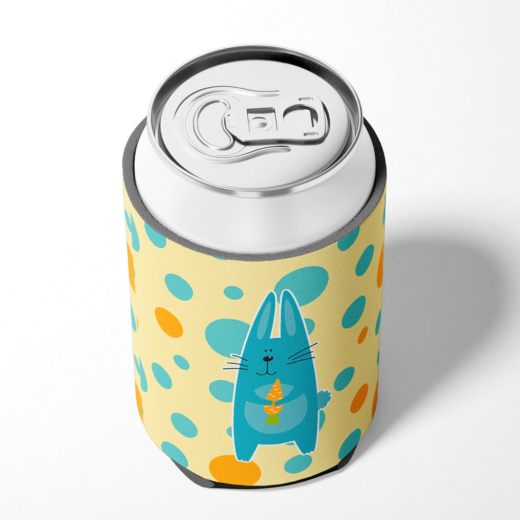 Polkadot Rabbit Can or Bottle Hugger Cooler Sleeve for Standard 12 oz Cans, Insulated Foam Beer & Soda Can Hugger Reusable