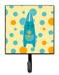 Polkadot Rabbit Leash or Key Holder Wall Hooks, Key Hooks Holder, Coat Rack Wall Mount, Coat Hooks, Hooks for Hanging Keys, Towels, Aprons, Leashes