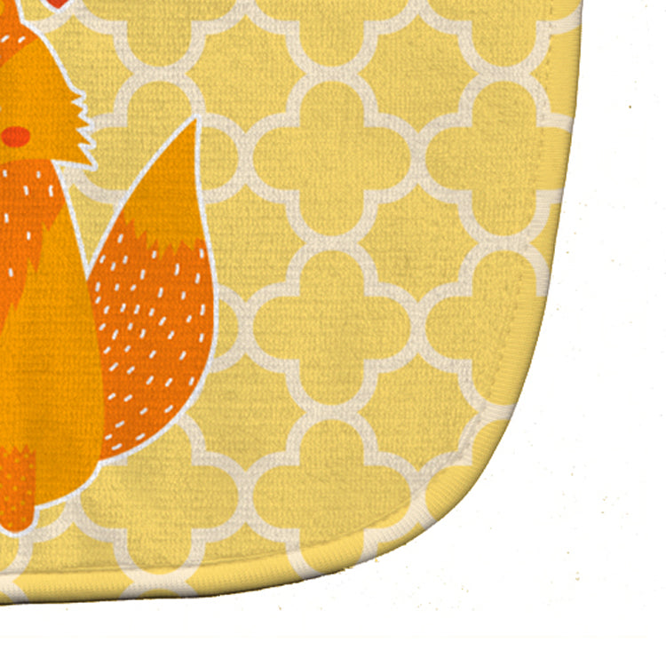 Foxy Love Baby Bib Easy-Clean Baby Bib Baby Feeding Accessory Baby Mealtime Essential, 10 x 13, Multicolor
