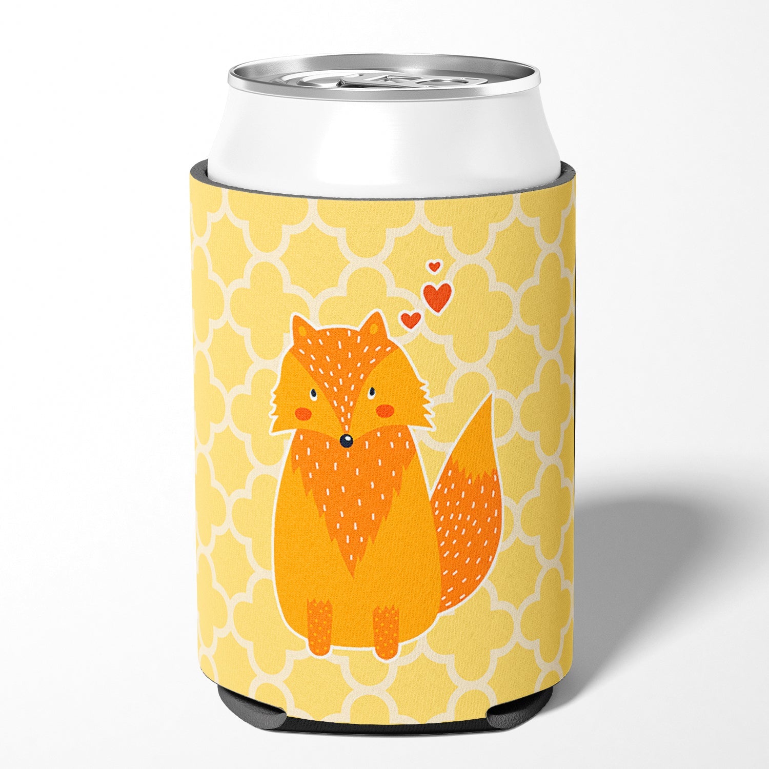 Foxy Love Can or Bottle Hugger Cooler Sleeve for Standard 12 oz Cans, Insulated Foam Beer & Soda Can Hugger Reusable