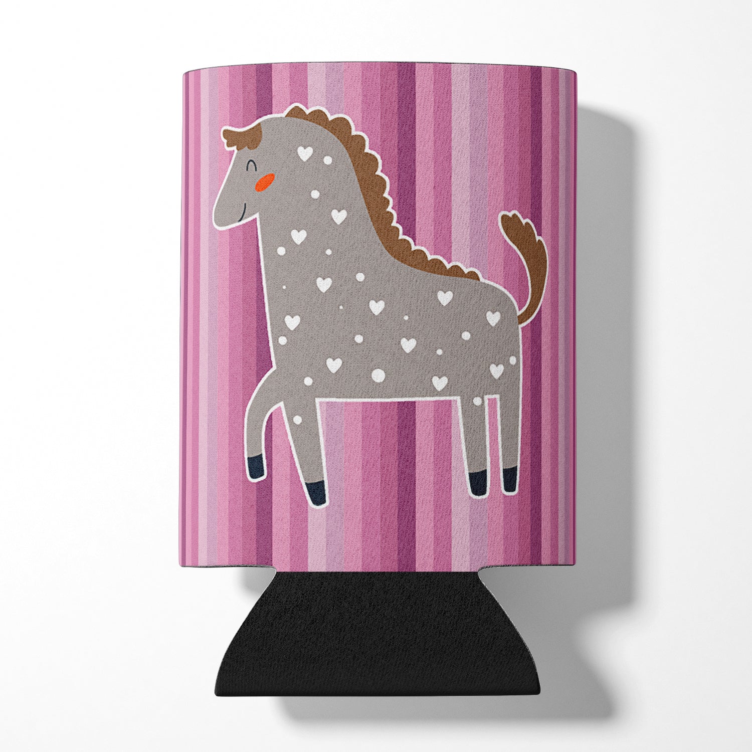 Horse Can or Bottle Hugger Cooler Sleeve for Standard 12 oz Cans, Insulated Foam Beer & Soda Can Hugger Reusable