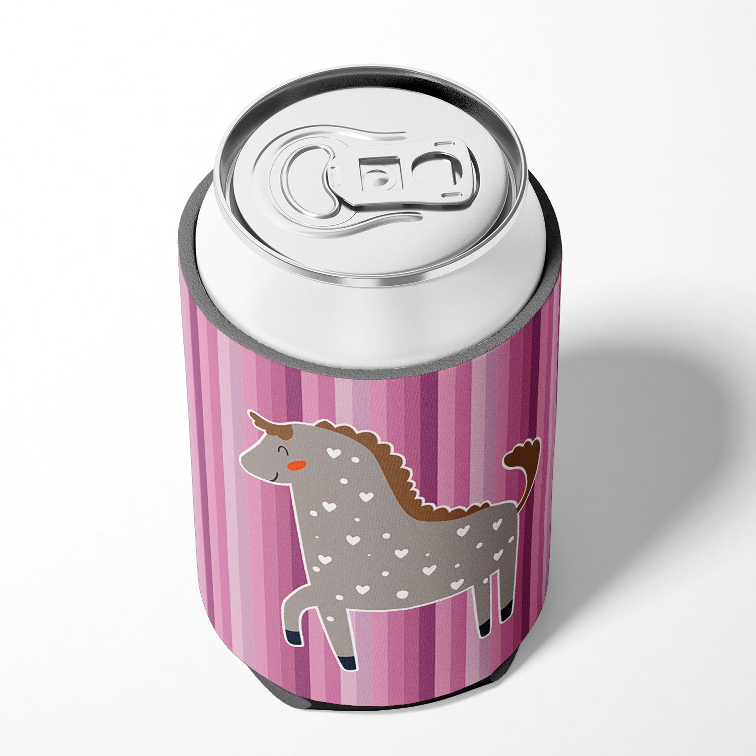 Horse Can or Bottle Hugger Cooler Sleeve for Standard 12 oz Cans, Insulated Foam Beer & Soda Can Hugger Reusable