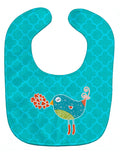 Birdy Love Baby Bib Easy-Clean Baby Bib Baby Feeding Accessory Baby Mealtime Essential, 10 x 13, Multicolor