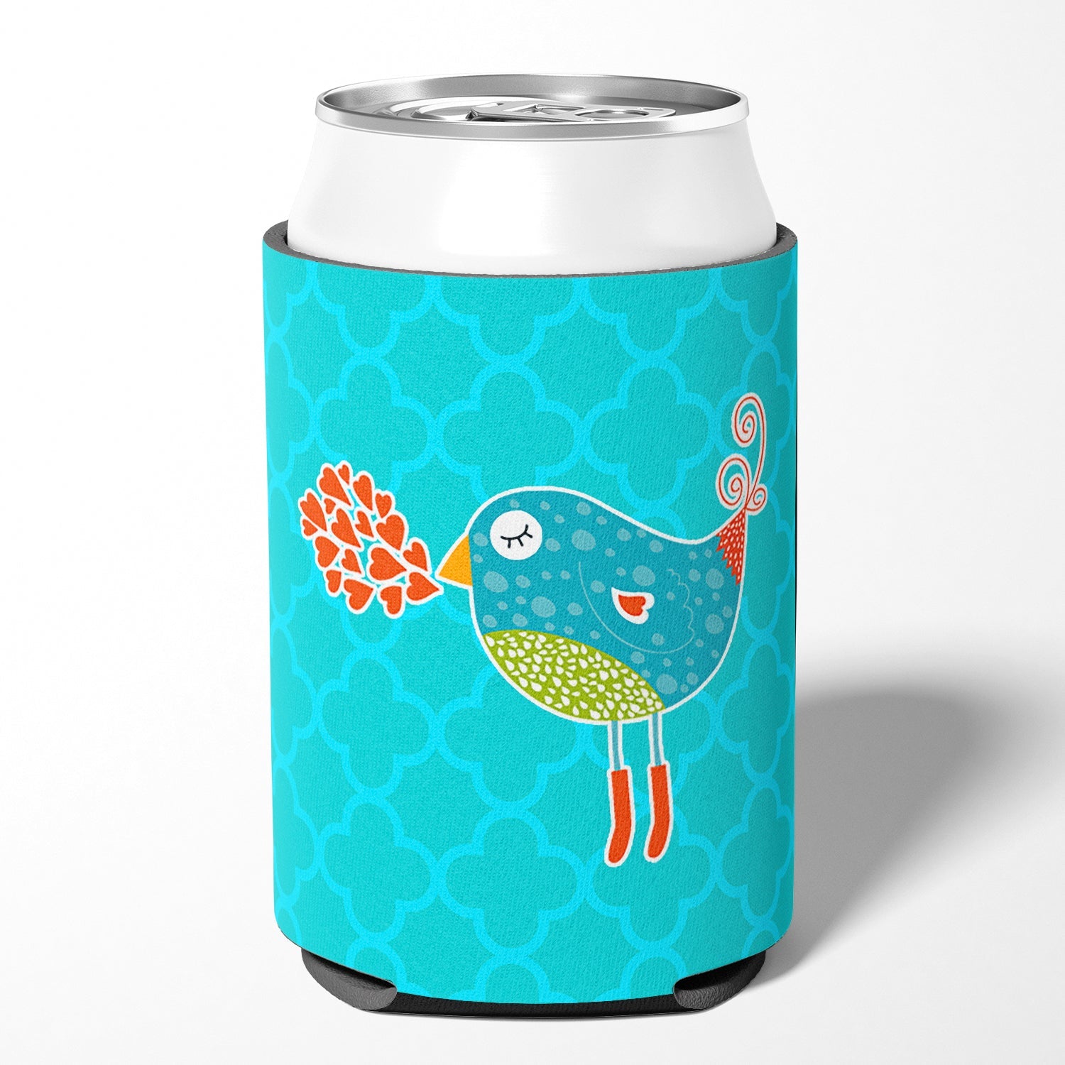 Birdy Love Can or Bottle Hugger Cooler Sleeve for Standard 12 oz Cans, Insulated Foam Beer & Soda Can Hugger Reusable