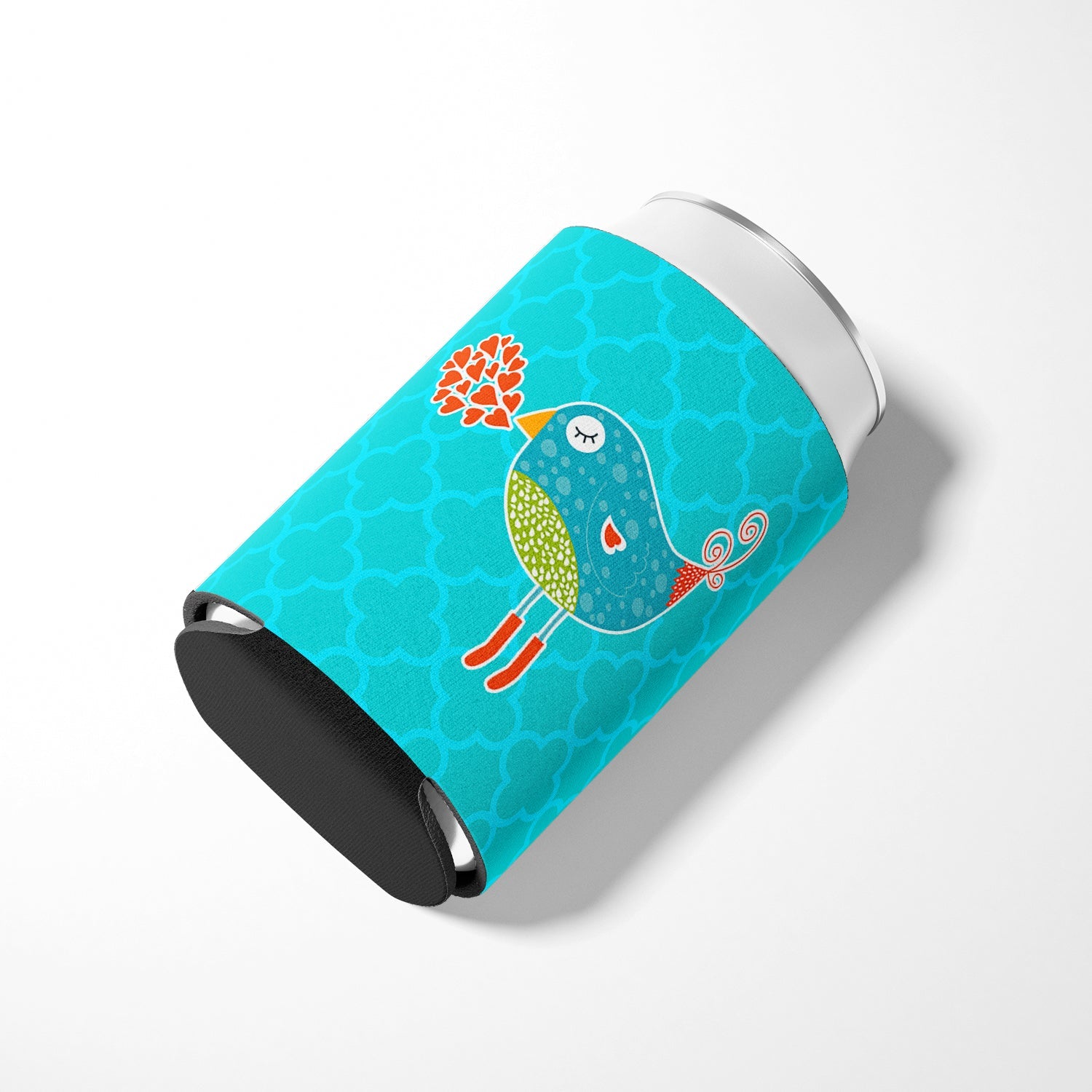 Birdy Love Can or Bottle Hugger Cooler Sleeve for Standard 12 oz Cans, Insulated Foam Beer & Soda Can Hugger Reusable