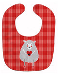 Lamb Love Baby Bib Easy-Clean Baby Bib Baby Feeding Accessory Baby Mealtime Essential, 10 x 13, Multicolor
