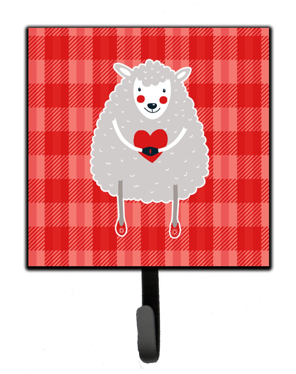 Lamb Love Leash or Key Holder Wall Hooks, Key Hooks Holder, Coat Rack Wall Mount, Coat Hooks, Hooks for Hanging Keys, Towels, Aprons, Leashes