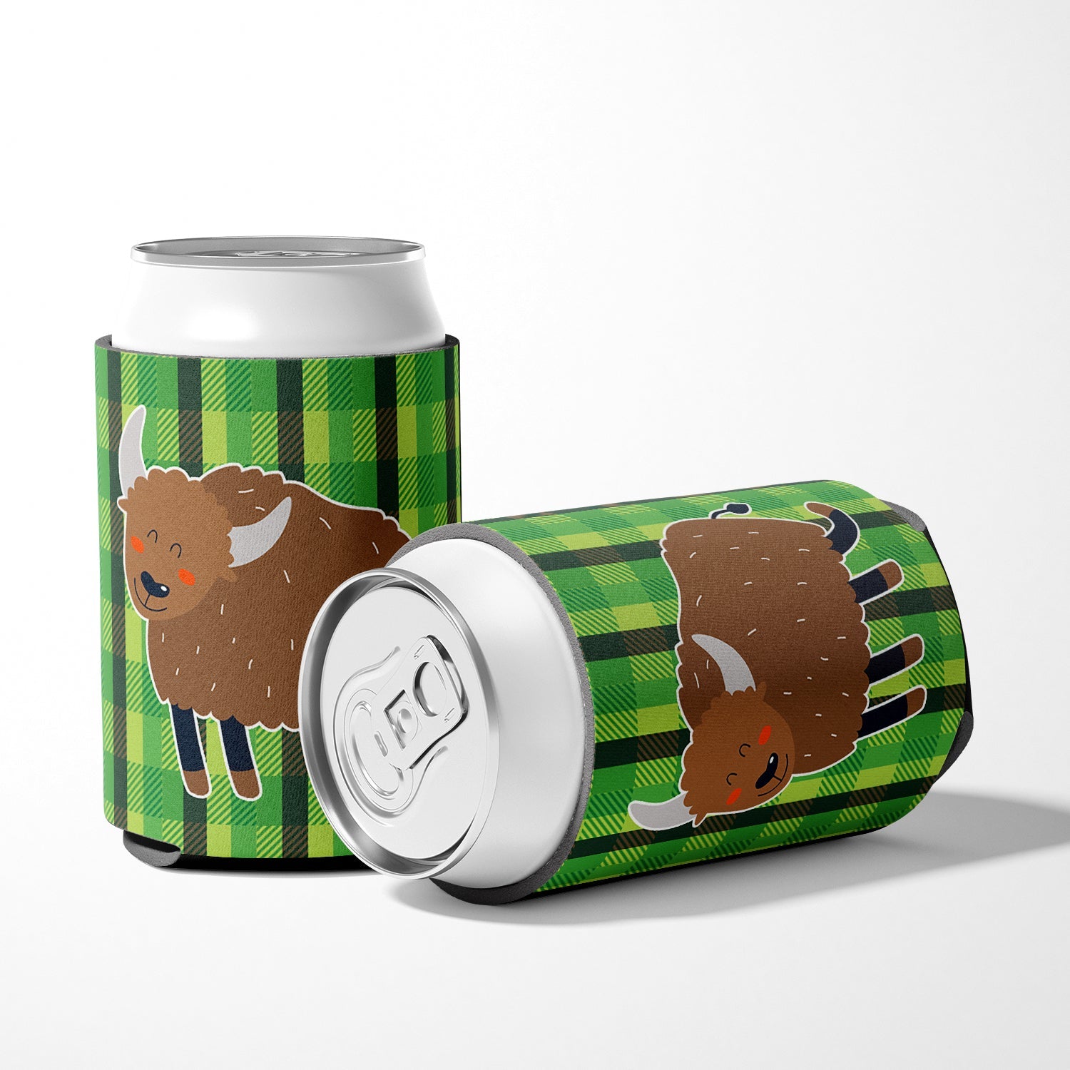 Bull Can or Bottle Hugger Cooler Sleeve for Standard 12 oz Cans, Insulated Foam Beer & Soda Can Hugger Reusable