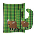 Bull Baby Bib & Burp Cloth Easy-Clean Baby Bib Baby Feeding Accessory Baby Mealtime Essential
