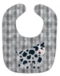 Cow Baby Bib Easy-Clean Baby Bib Baby Feeding Accessory Baby Mealtime Essential, 10 x 13, Multicolor