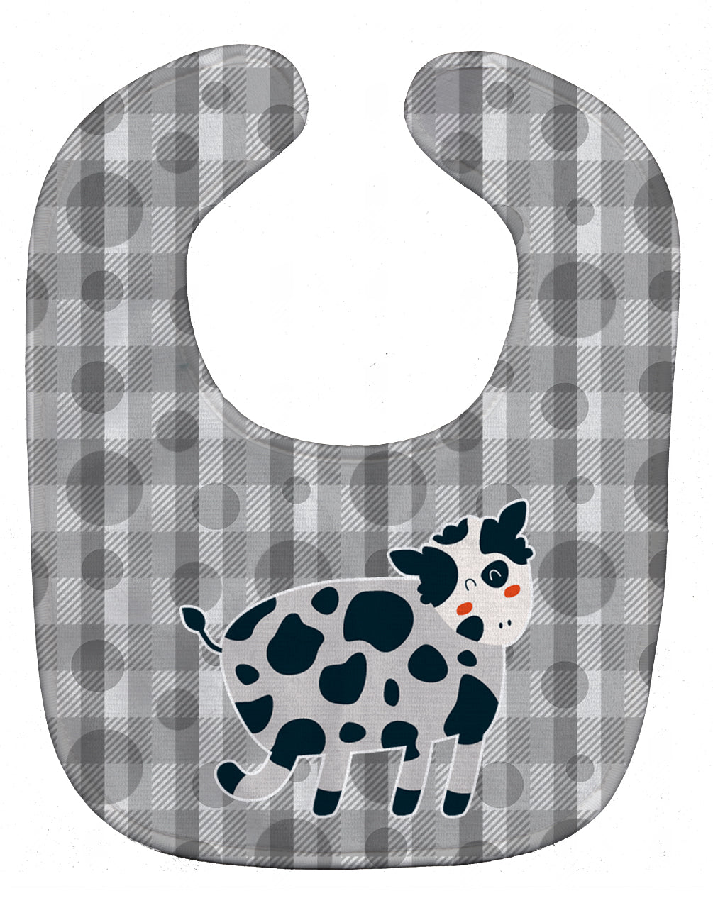 Cow Baby Bib Easy-Clean Baby Bib Baby Feeding Accessory Baby Mealtime Essential, 10 x 13, Multicolor