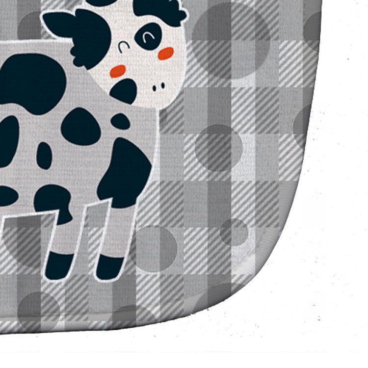 Cow Baby Bib Easy-Clean Baby Bib Baby Feeding Accessory Baby Mealtime Essential, 10 x 13, Multicolor