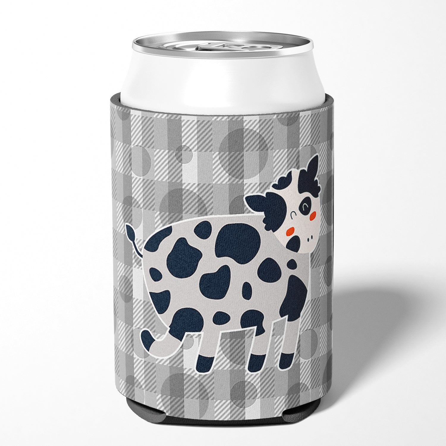 Cow Can or Bottle Hugger Cooler Sleeve for Standard 12 oz Cans, Insulated Foam Beer & Soda Can Hugger Reusable