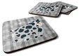 Cow Foam Coasters Set of 4 Cup Coasters for Indoor Outdoor, Tabletop Protection, Anti Slip, Mouse pad Material