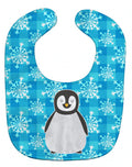 Penguin Baby Bib Easy-Clean Baby Bib Baby Feeding Accessory Baby Mealtime Essential, 10 x 13, Multicolor