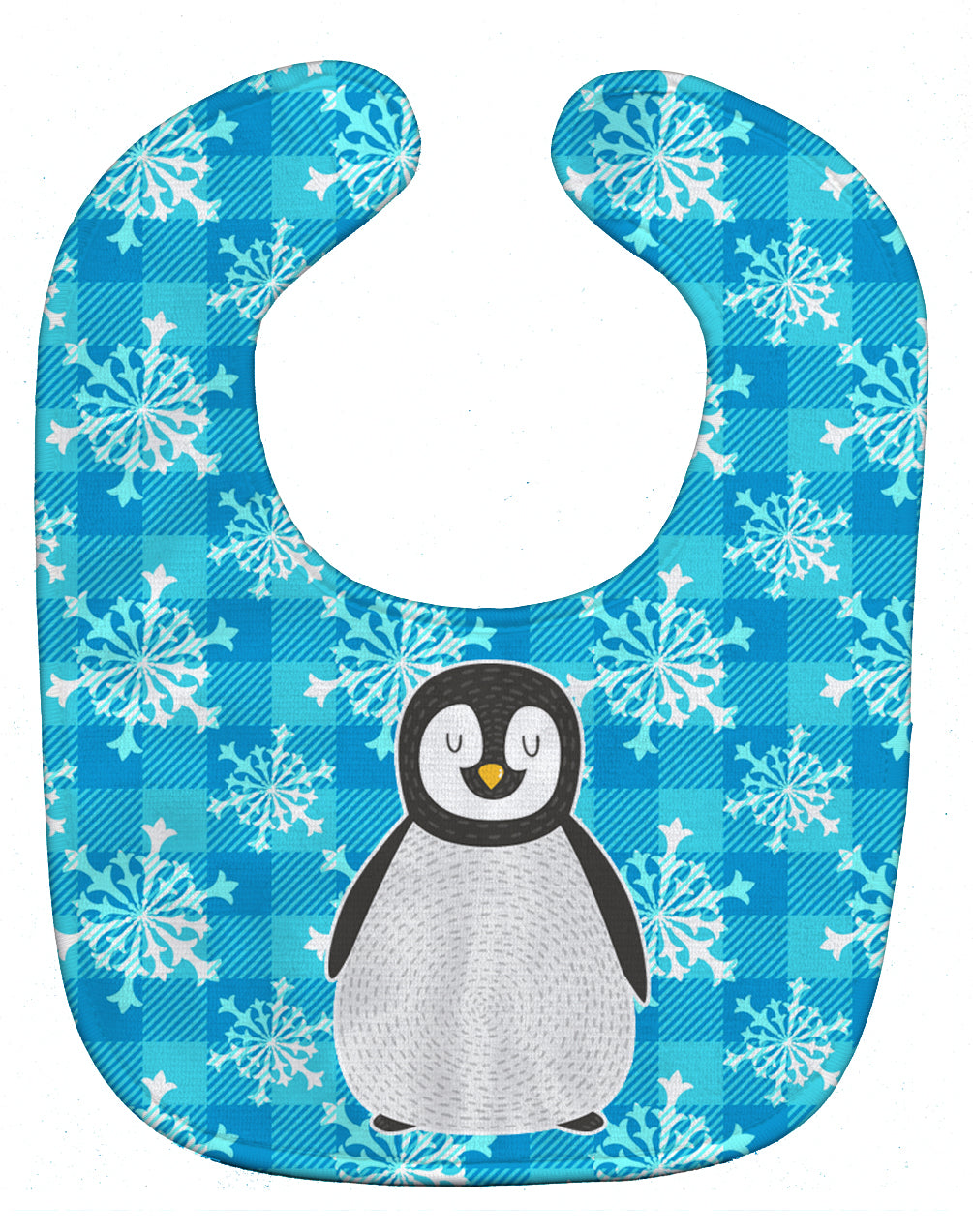 Penguin Baby Bib Easy-Clean Baby Bib Baby Feeding Accessory Baby Mealtime Essential, 10 x 13, Multicolor