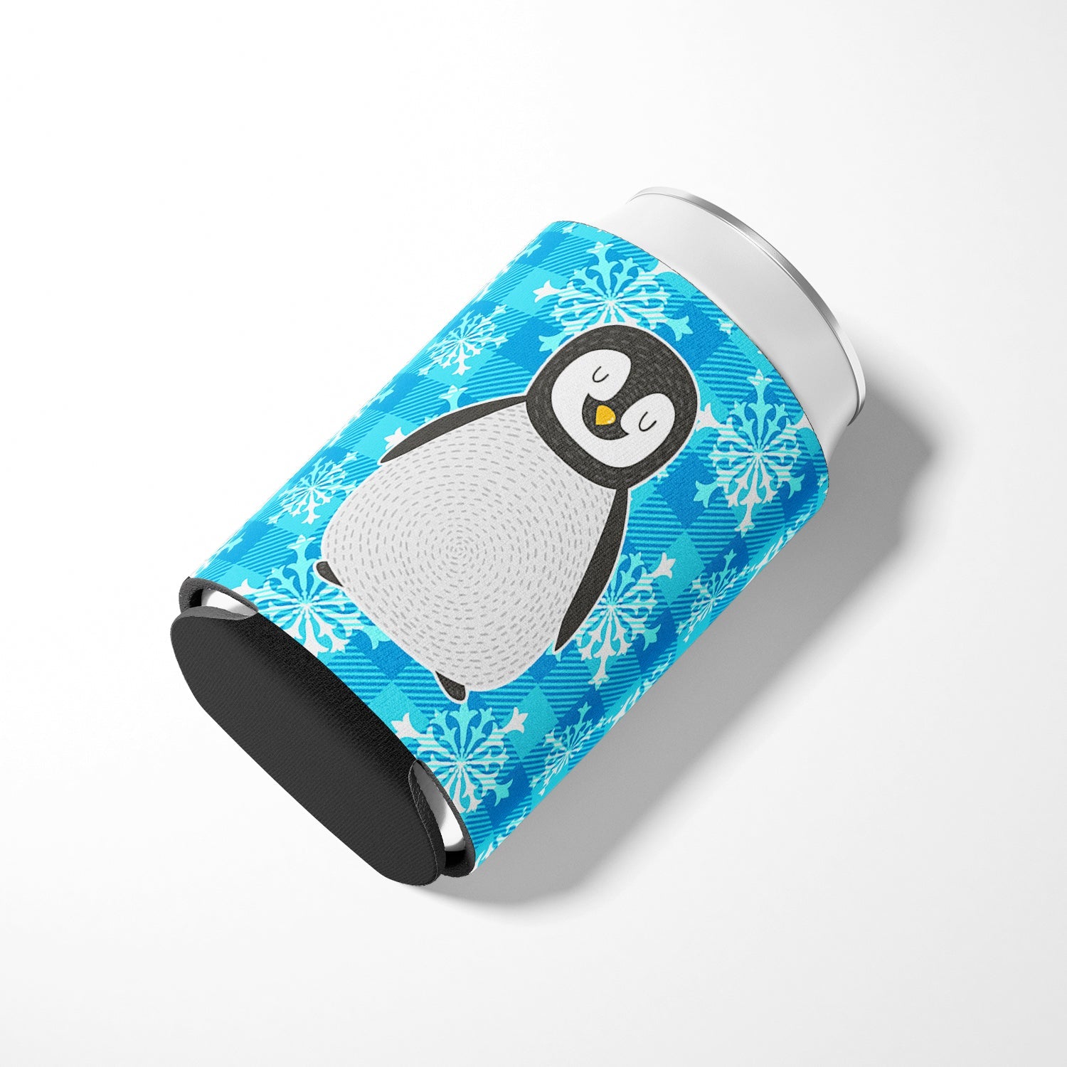 Penguin Can or Bottle Hugger Cooler Sleeve for Standard 12 oz Cans, Insulated Foam Beer & Soda Can Hugger Reusable