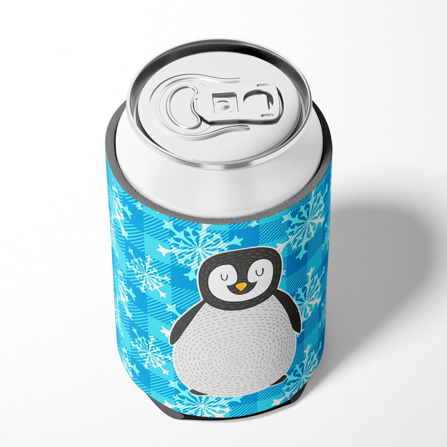Penguin Can or Bottle Hugger Cooler Sleeve for Standard 12 oz Cans, Insulated Foam Beer & Soda Can Hugger Reusable