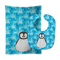 Penguin Baby Bib & Burp Cloth Easy-Clean Baby Bib Baby Feeding Accessory Baby Mealtime Essential