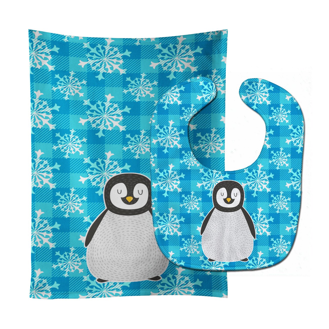 Penguin Baby Bib & Burp Cloth Easy-Clean Baby Bib Baby Feeding Accessory Baby Mealtime Essential