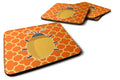 Beetle Foam Coasters Set of 4 Cup Coasters for Indoor Outdoor, Tabletop Protection, Anti Slip, Mouse pad Material