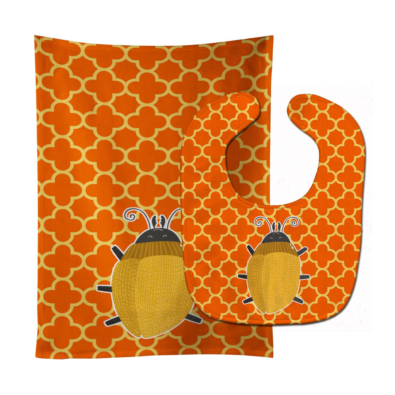 Beetle Baby Bib & Burp Cloth Easy-Clean Baby Bib Baby Feeding Accessory Baby Mealtime Essential