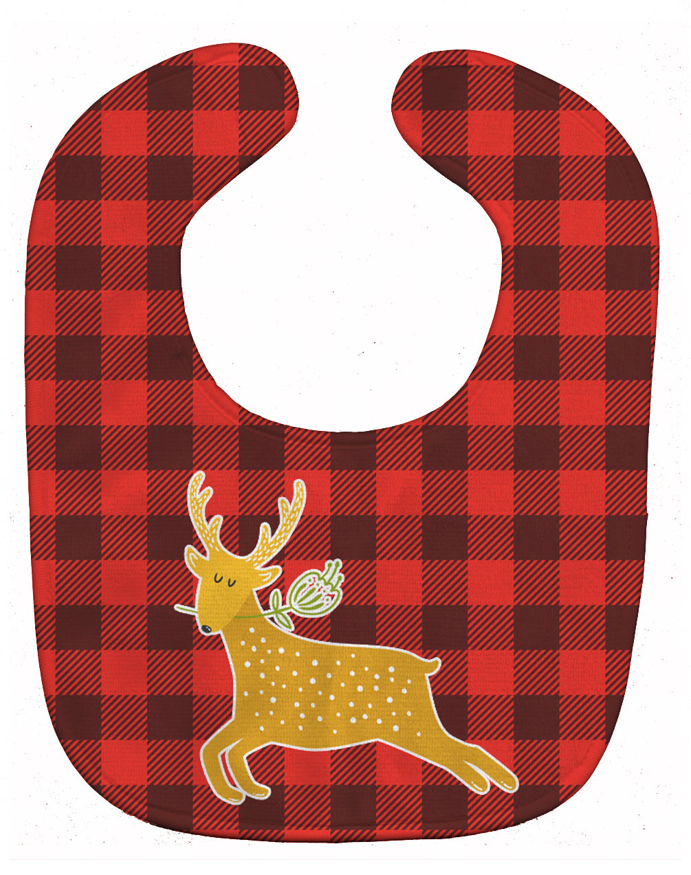 Deer Baby Bib Easy-Clean Baby Bib Baby Feeding Accessory Baby Mealtime Essential, 10 x 13, Multicolor